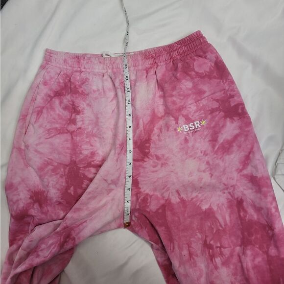 SAMII RYAN pink rose blend tie dye relaxed everyday‎ jogger sweatpants M - Picture 11 of 13